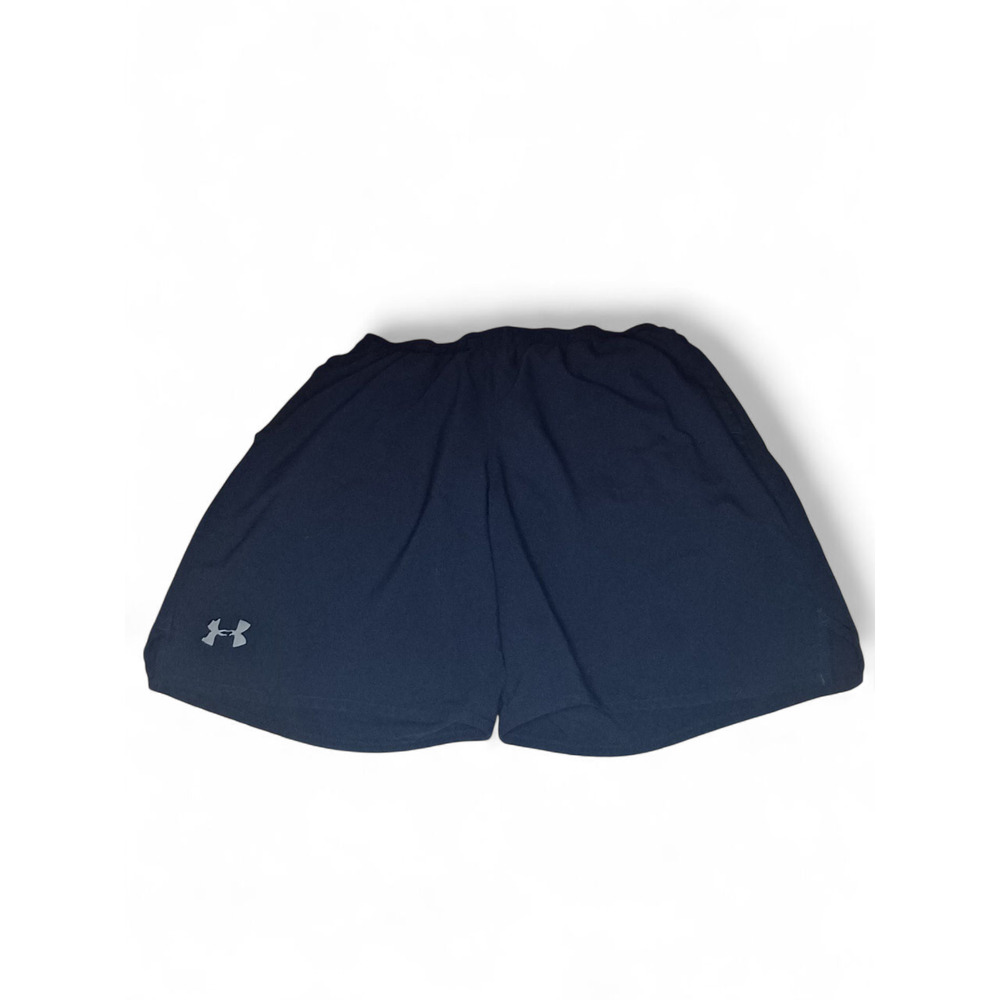 Men's UnderArmour Running Shorts Navy Blue Size Large Loose/Coupe